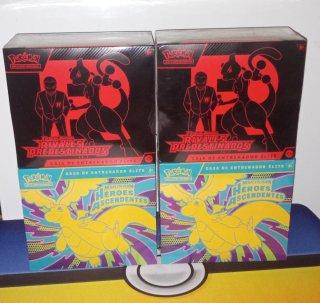 4 Cajas de Entrenador Élite cartas Pokémon