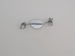Applique da parete con 2 faretti orientabili