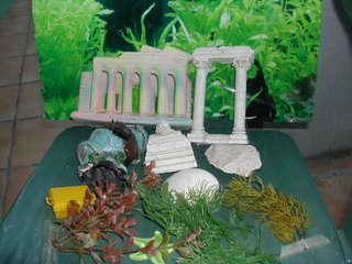 Acuario con mueble y accesorios