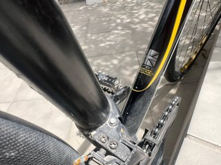 Bicicleta Carrera Corte Blade Negra y amarilla