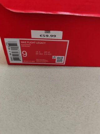 Scarpe Nike Uomo Air Flight Nere Bianche