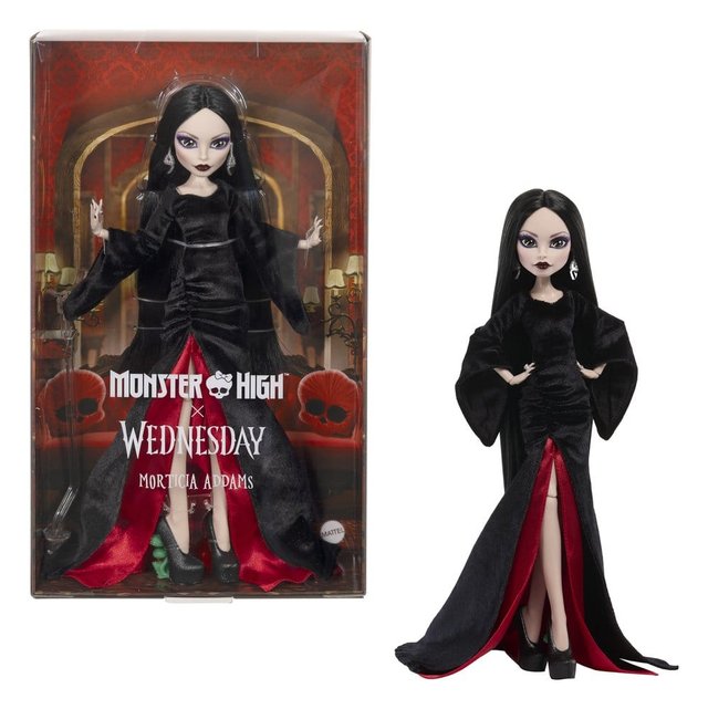 Monster High x Wednesday Muñeca Morticia