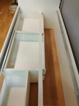 Cama IKEA 90x200 con 4 cajones
