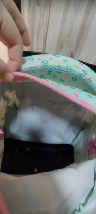 Mochila con carro y estampado floral