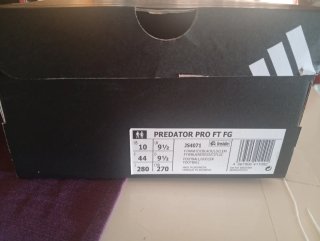 Botas Adidas Predator Pro FT FG Talla 44