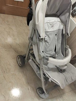 Carro silleta bebé gris