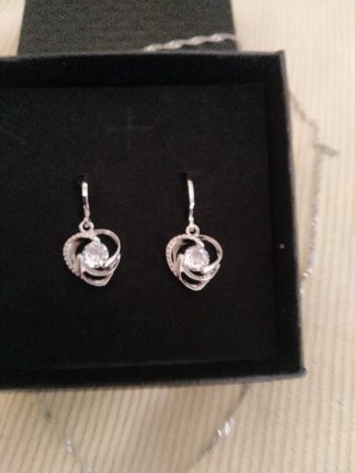 Conjunto Plata 925: Pendientes y Gargantilla