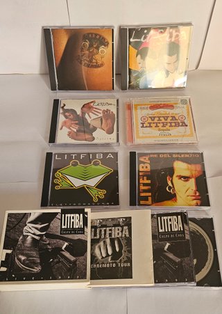 CD musicali di Litfiba (n. 7 cd di cui uno doppio