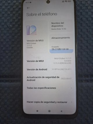 Xiaomi Redmi Note 10 5G 2 sim, 4+128Gb, android 11
