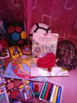 material escolar,juegos , balones,etc todo oferta