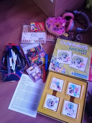 material escolar,juegos , balones,etc todo oferta
