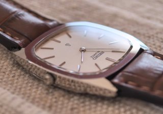 Seiko Dolce Tank 6020 5250 Silver Hard Alloy 1980