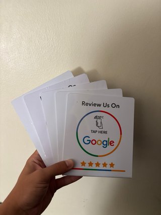 Cartão NFC Google Reviews