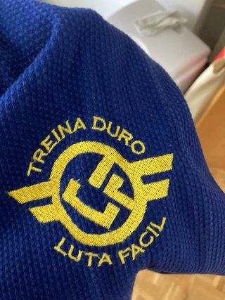 Kimono BJJ Custom Fighter Azul Original