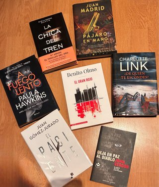 Lote libros novela negra