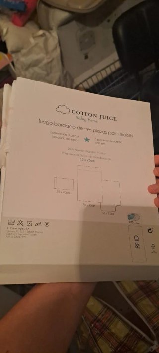Lote de mantas, arrullo, cambiador y saco