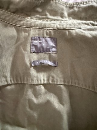 Chaqueta Zara verde militar