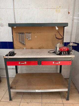 Pack Taller: Mesa + Taladradora Vertical