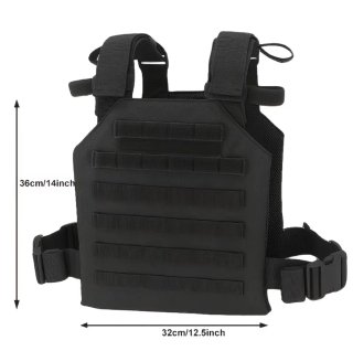 Chaleco Táctico Resistente Negro