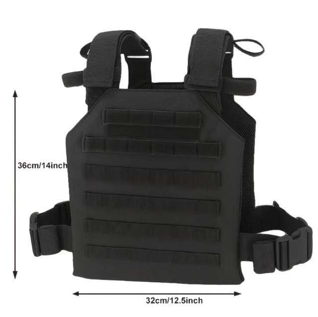 Chaleco Táctico Resistente Negro