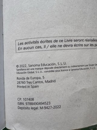 Lote de libros de 3º de la ESO instituto Zorrilla