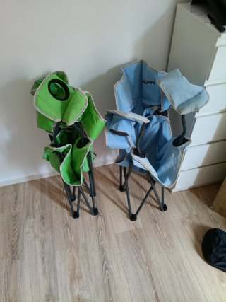 Pack 2 Sillas Camping Plegables Fridani + Funda