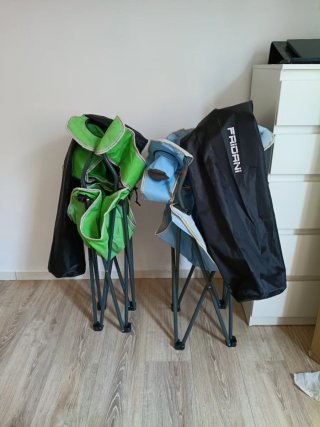 Pack 2 Sillas Camping Plegables Fridani + Funda