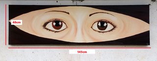Quadro a óleo sobre tela artista local