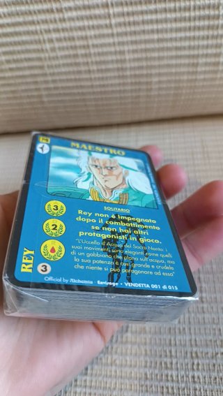 Ken il Guerriero Alchemia cards TCG sealed vintage