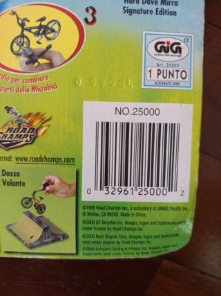 Acrobatic Bike bxs serie 1 Gig 1999 Sigillata