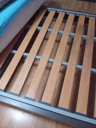 Somier 135cm Madera y Metal