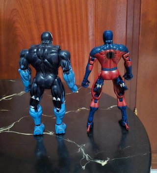 Figuras Spider-man y Venom Shape Shifters