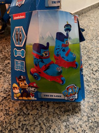 Patines Infantiles Ajustables Azul/Rojo