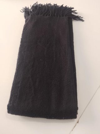 Blusa Marquise Negra con Cinturón