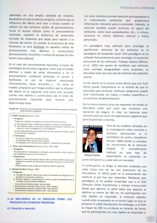 Psicología de la Emoción - UNED