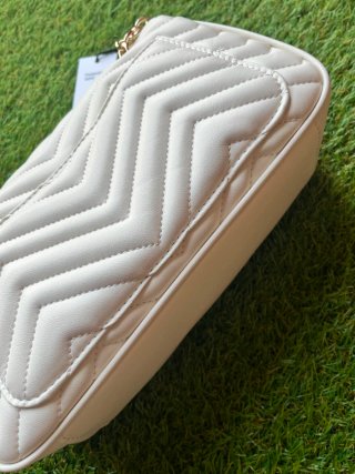 Bolso Gucci Marmont Blanco Matelassé Pequeño