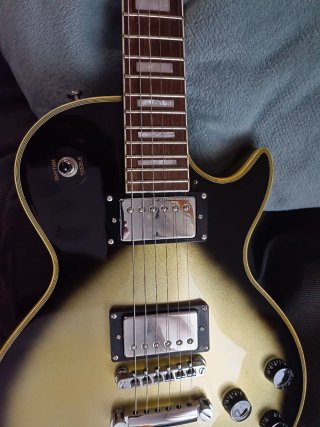Guitarra Les Paul Custom Silverburst