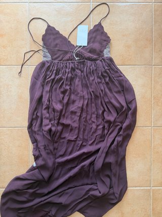 Vestido Zara floral largo tirantes
