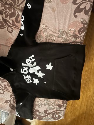 Sudadera Spyder Negra con Estrellas M-L