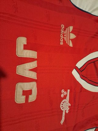 Maglietta Arsenal Home Anni '80 JVC Adidas