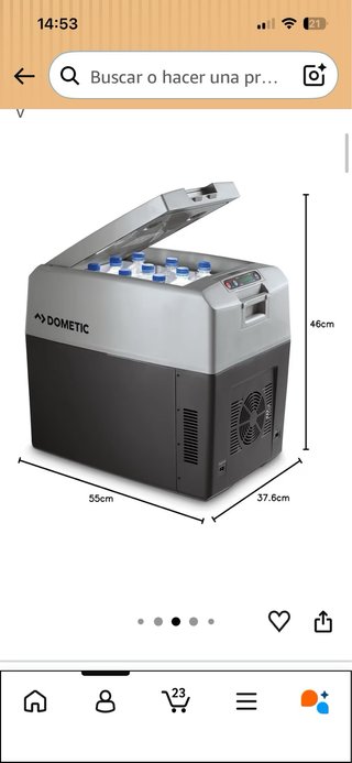 Nevera Dometic TC35FL Tropicool 33L