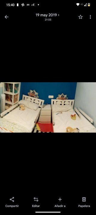 2 Camas 160x70 Ikea con somier