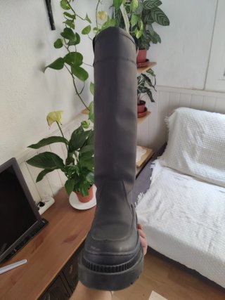 Botas Mango Talla 40 Negras