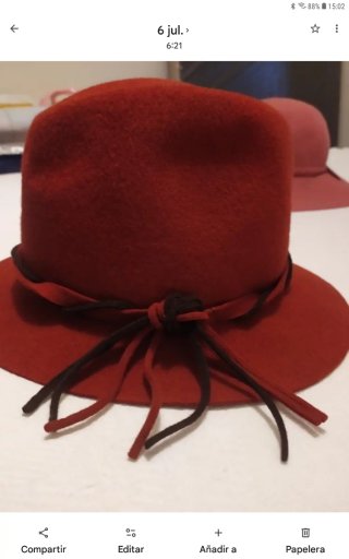 Sombreros de invierno,uno granate y otro rosa palo