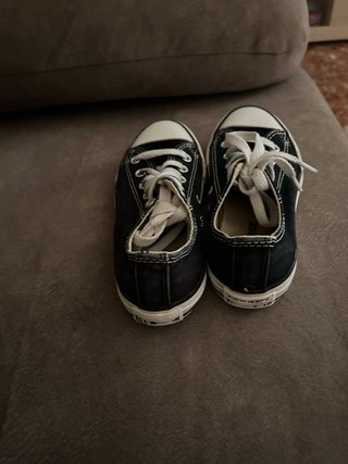 Converse Bambas Negras Talla X