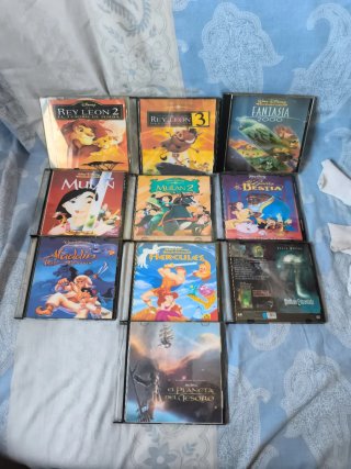 Lote 10 Películas Disney DVD (Español)