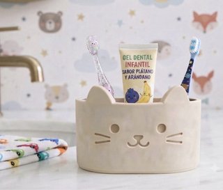 Organizador infantil para cepillos de dientes
