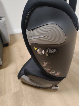 Silla coche Cybex Solution S-Fix, isofix, sillita.
