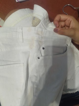 Pantalón corto blanco talla 42