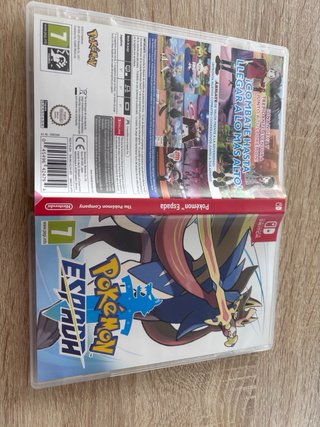 Solo caja, no juego Nintendo Switch Pokémon Espada